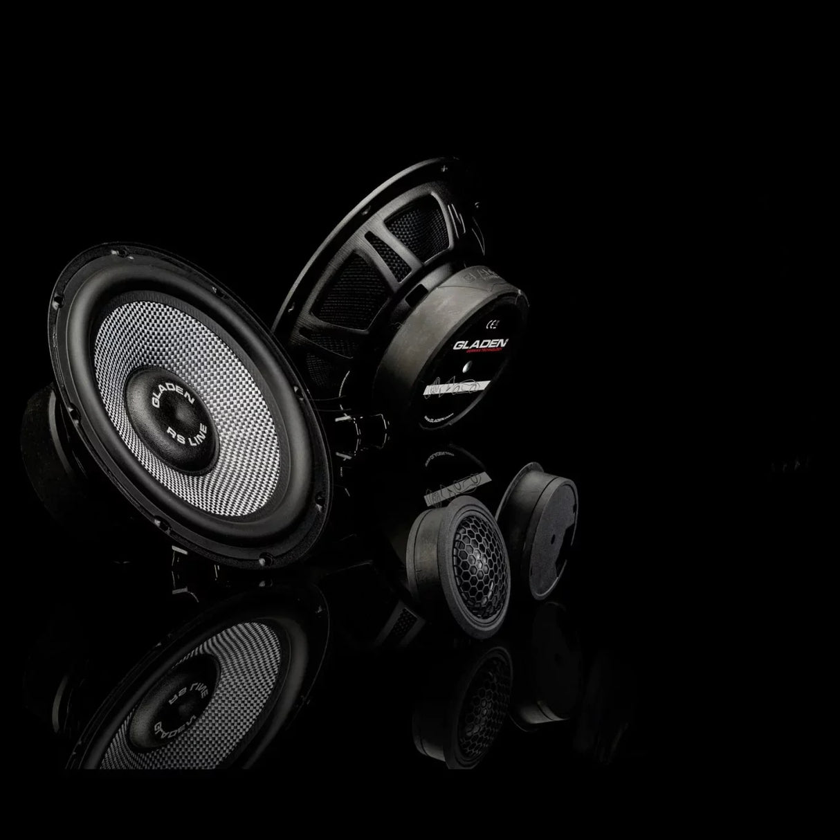 Gladen RS 165AC-G2 Kit di altoparlanti a 2 vie attivo 165mm 3 Ohm 150W