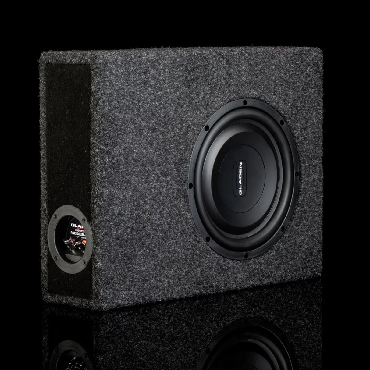 Gladen RSX10 SLIM SB-CU subwoofer passivo chiuso da 250mm 4 Ohm 500W