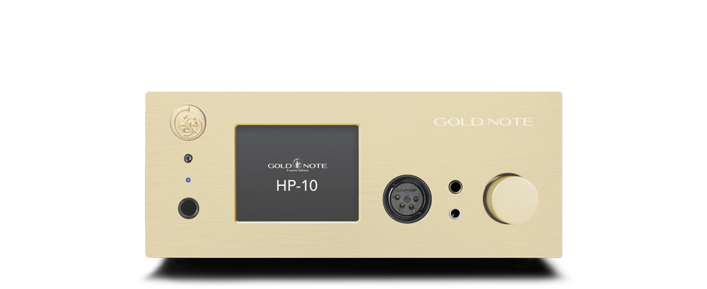 Gold Note HP-10 BT amplificatore cuffie high-end in classe A Dual Mono con Bluetooth HD aptX
