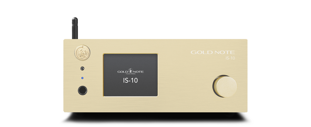 Gold Note IS-10 amplificatore integrato hi-end con DAC e streamer di rete 140W