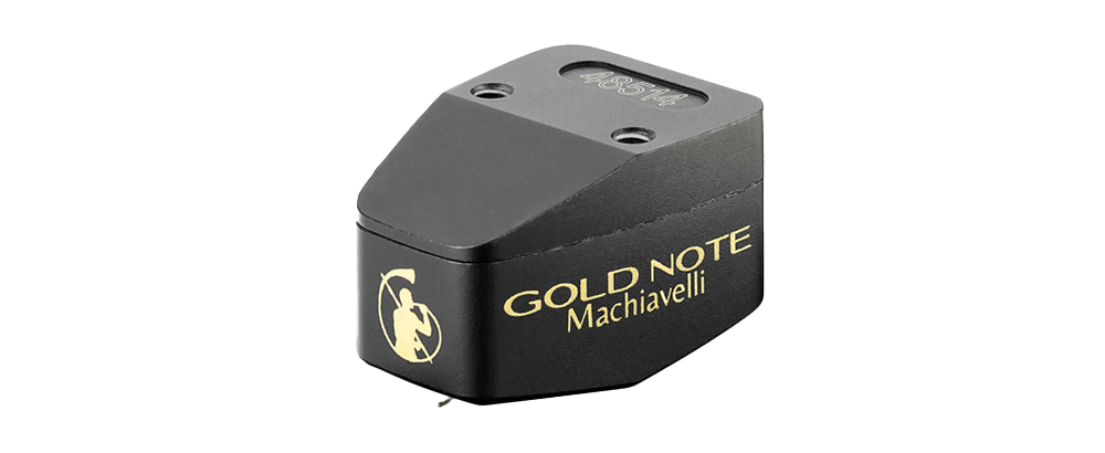 Gold Note Machiavelli MKII Gold testina phono MC a bassa uscita con stilo Line Contact
