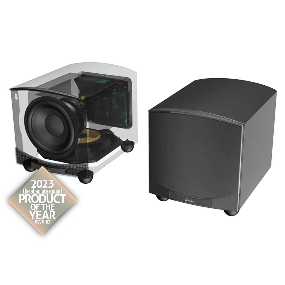 GoldenEar ForceField 30 subwoofer attivo hi-end 200mm 1000W DSP con radiatore passivo