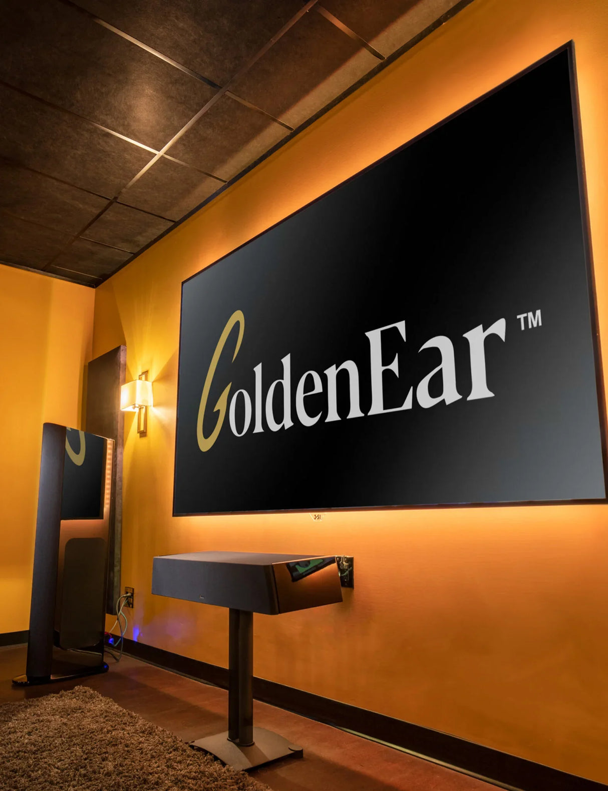 GoldenEar SuperCenter Reference canale centrale hi-end 2 vie con radiatori passivi 130mm 4 Ohm 350W