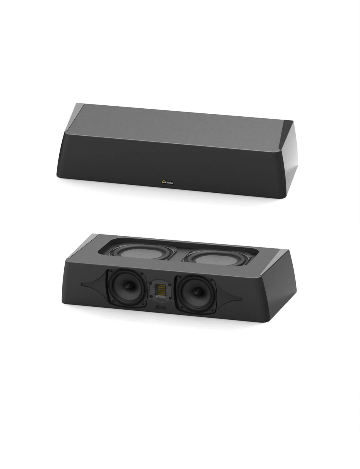 GoldenEar SuperCenter XL canale centrale hi-end 2 vie con radiatori passivi 130mm 4 Ohm 250W