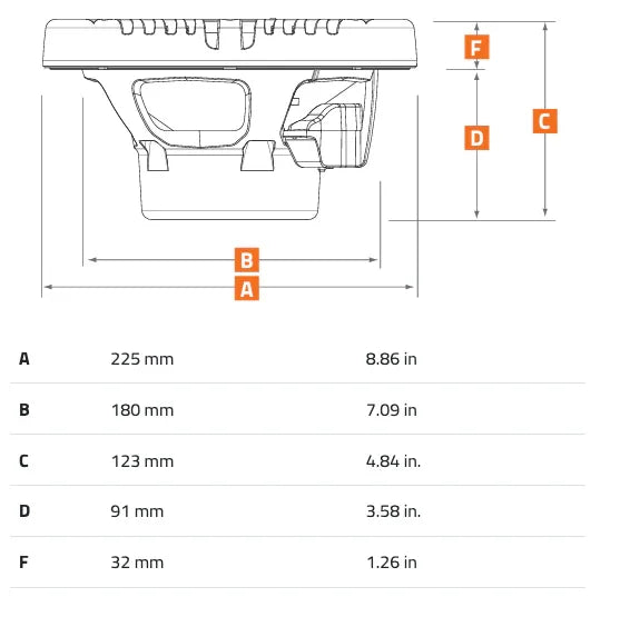 Hertz HMX 8 TW / TC coppia di altoparlanti nautici coassiali high-end 200mm 4 Ohm 200W