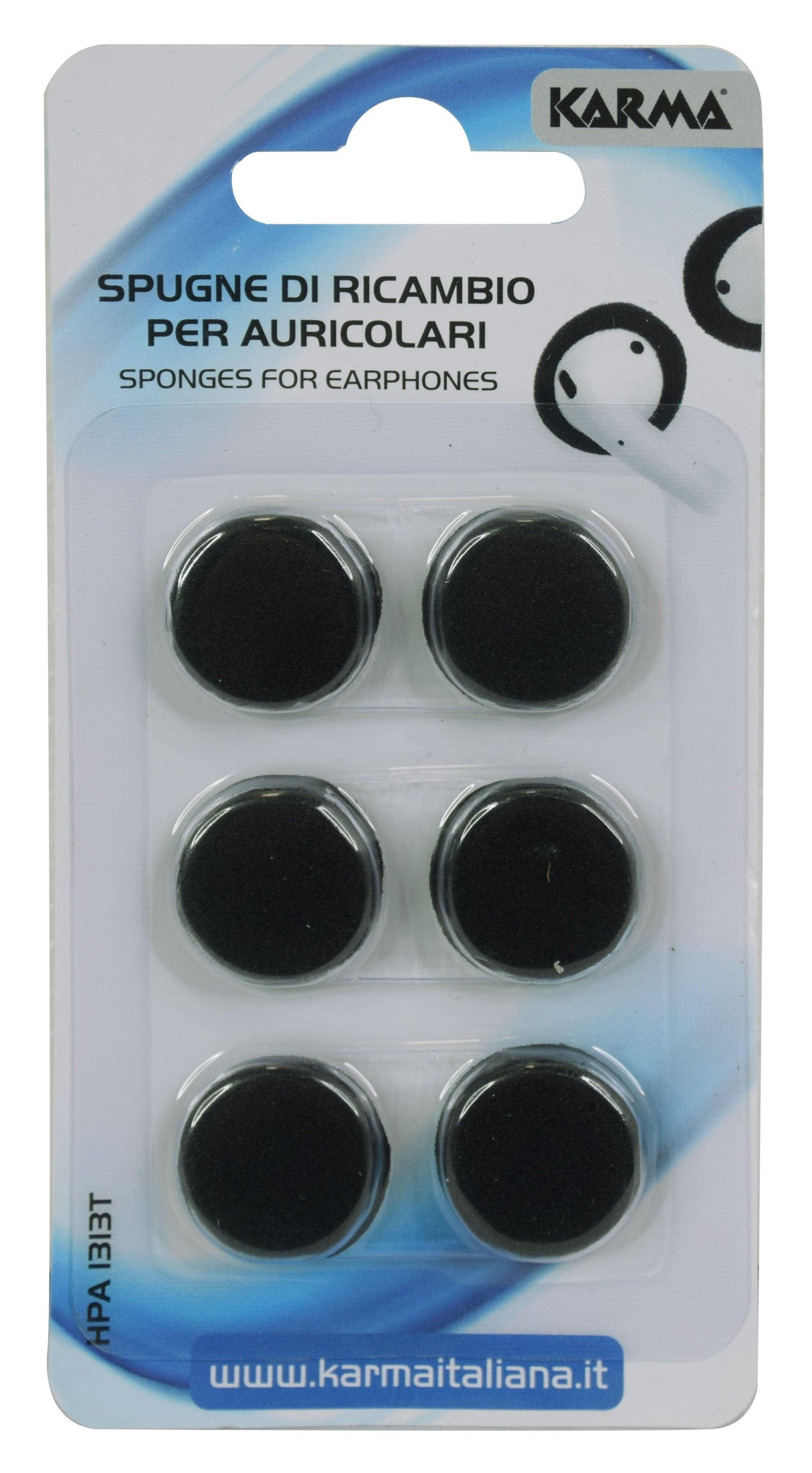 KARMA HPA 1313T Spugne di ricambio per auricolari - TechSoundSystem.com