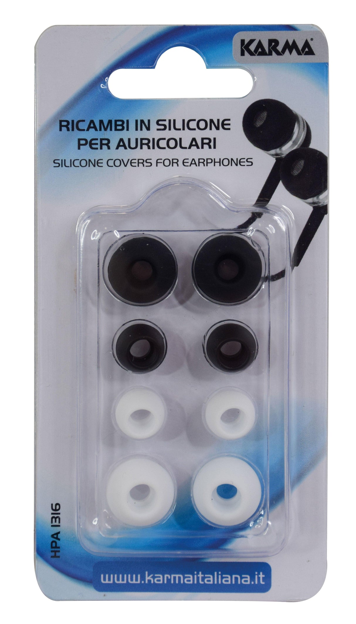 KARMA HPA 1316 Ricambi in silicone per auricolari - TechSoundSystem.com
