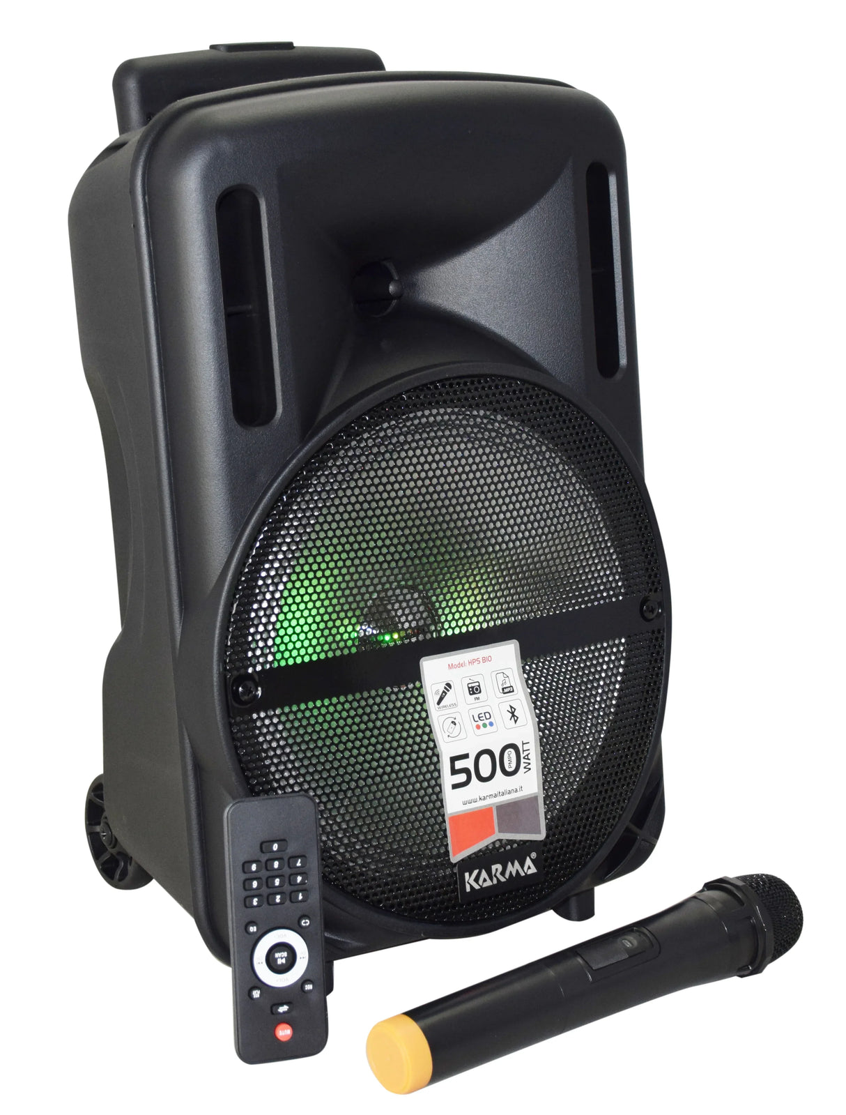 KARMA HPS B10 Diffusore amplificato con radiomicrofono 500W
