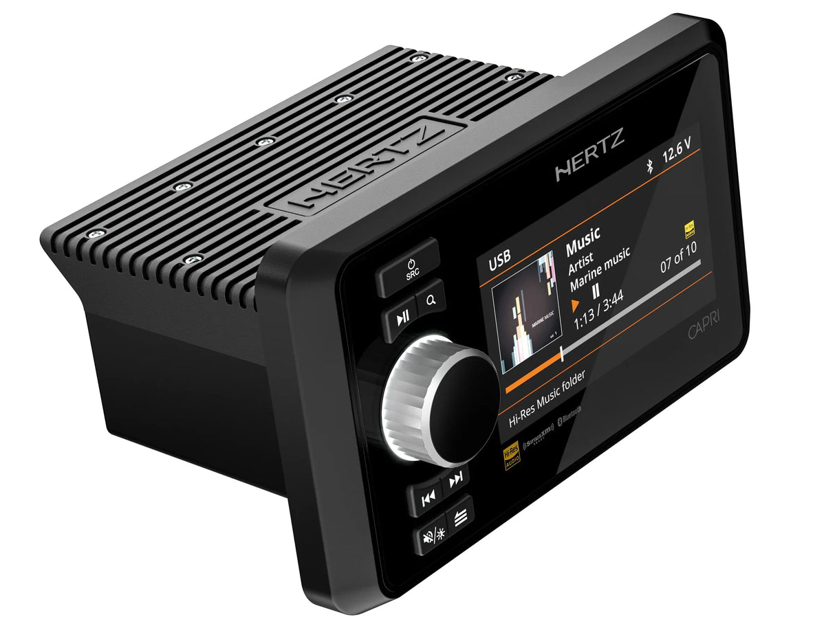 Hertz CAPRI H100 DAB+ ricevitore multimediale digitale marino hi-end Bluetooth 5.1