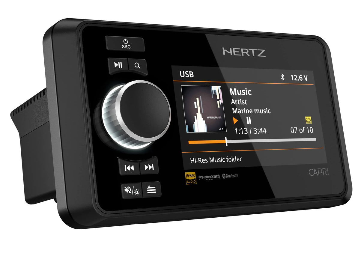 Hertz CAPRI H100 DAB+ ricevitore multimediale digitale marino hi-end Bluetooth 5.1