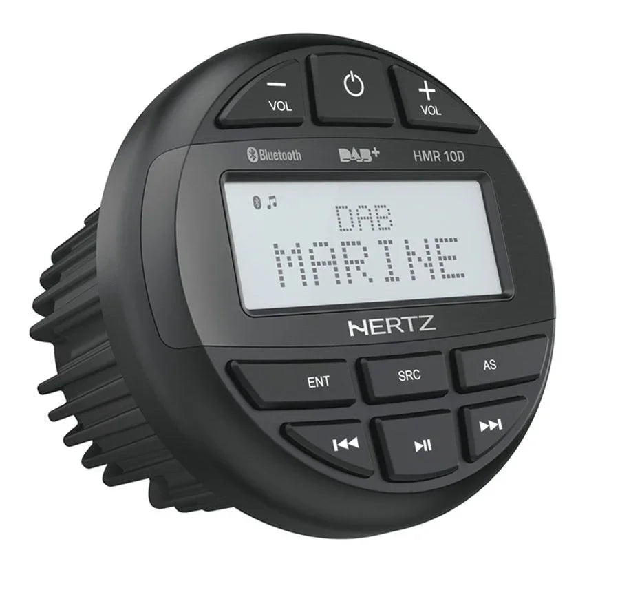 Hertz HMR 10 D Ricevitore audio marino DAB+, IP66 e Bluetooth 2.1 4x50W