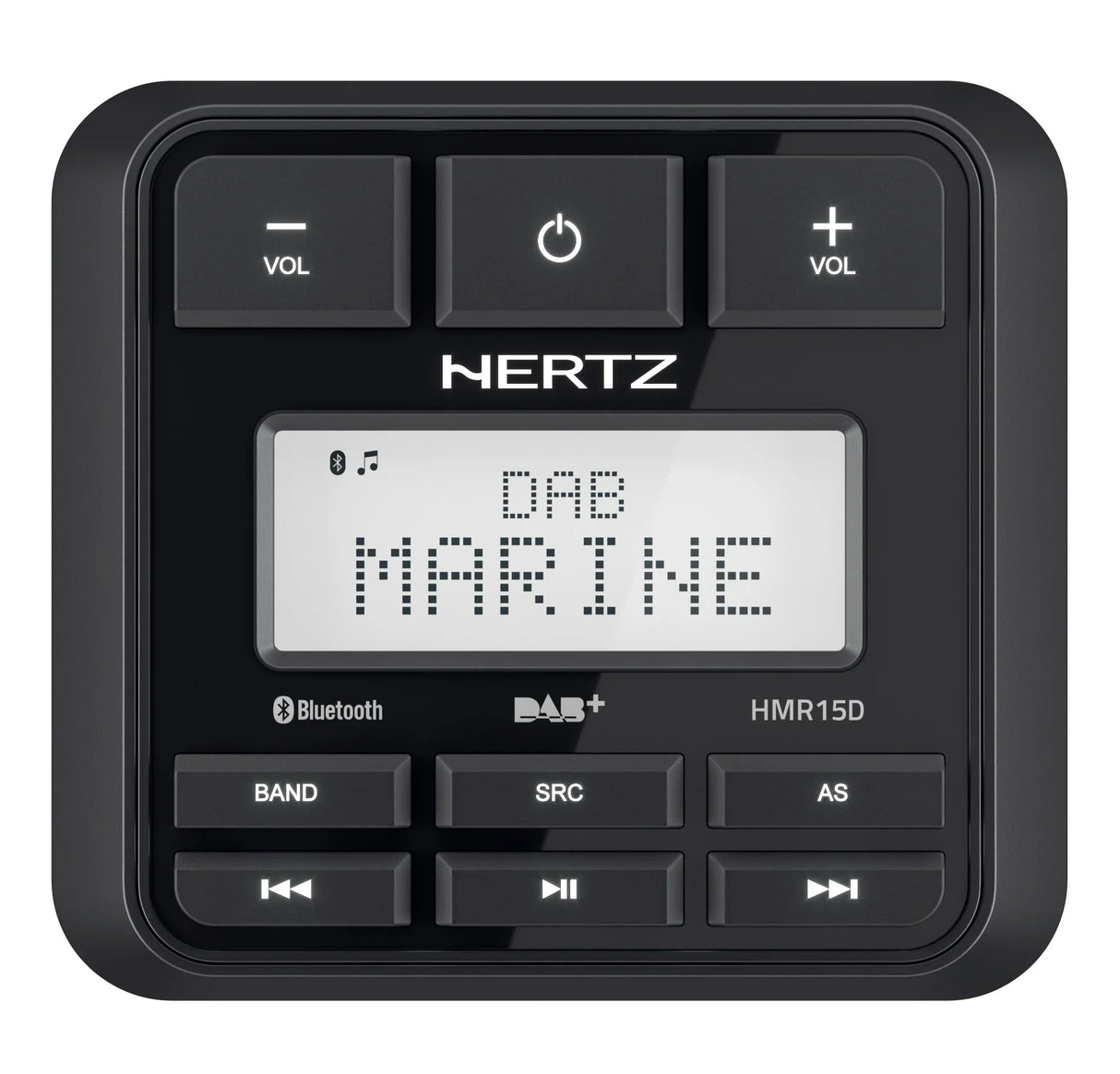 Hertz HMR 15 D Digital Media Receiver marino con DAB+ e Bluetooth 5.0 4x50W