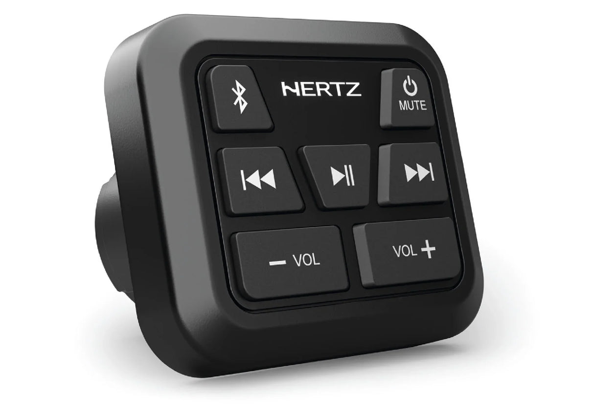 Hertz HMR BT Ricevitore audio marino Bluetooth 5.0, IP67 con 2 uscite Pre-Out 4V