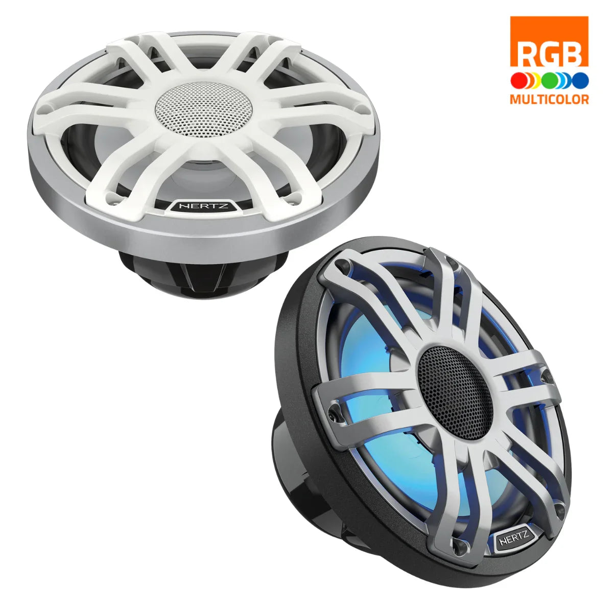 Hertz HMX 6.5 S-LD-SW/G coppia di altoparlanti nautici coassiali high-end 165mm 4 Ohm 150W