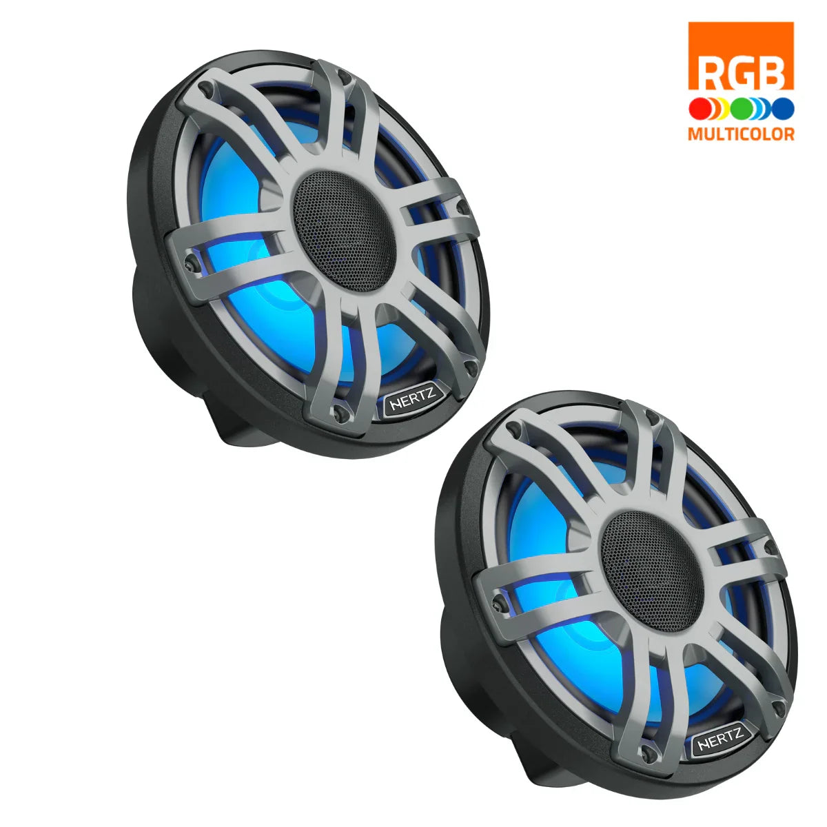 Hertz HMX 7.7 S-LD-SW/G coppia di altoparlanti nautici coassiali high-end 7.7" 4 Ohm 200W