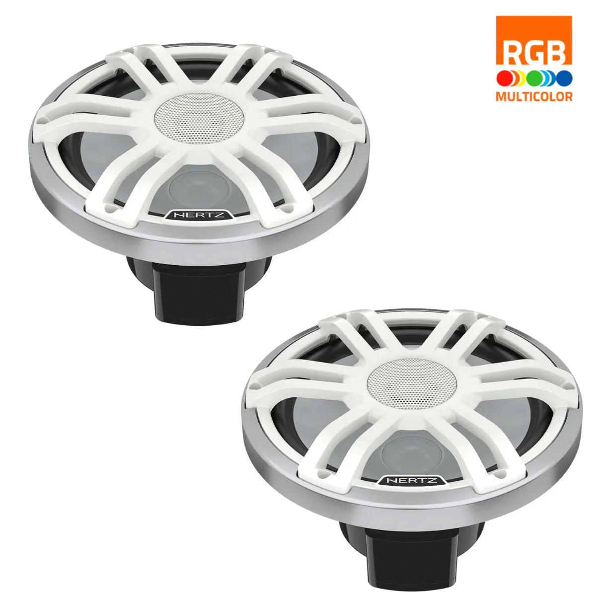 Hertz HMX 8 S-LD-SW/G coppia di altoparlanti nautici coassiali high-end 200mm 4 Ohm 200W