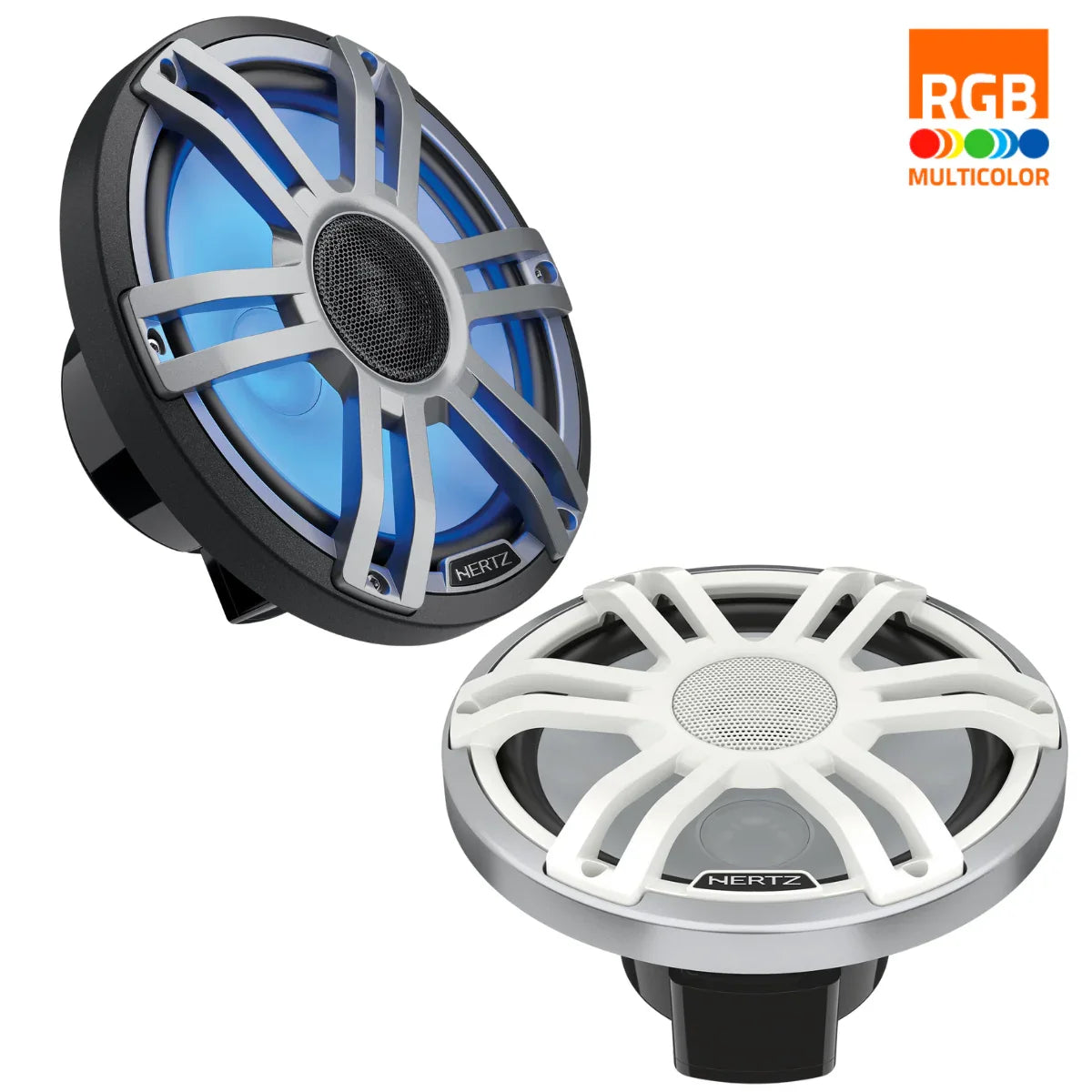 Hertz HMX 8 S-LD-SW/G coppia di altoparlanti nautici coassiali high-end 200mm 4 Ohm 200W