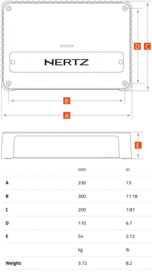 Hertz Venezia V6 amplificatore marino 6 canali 1740W