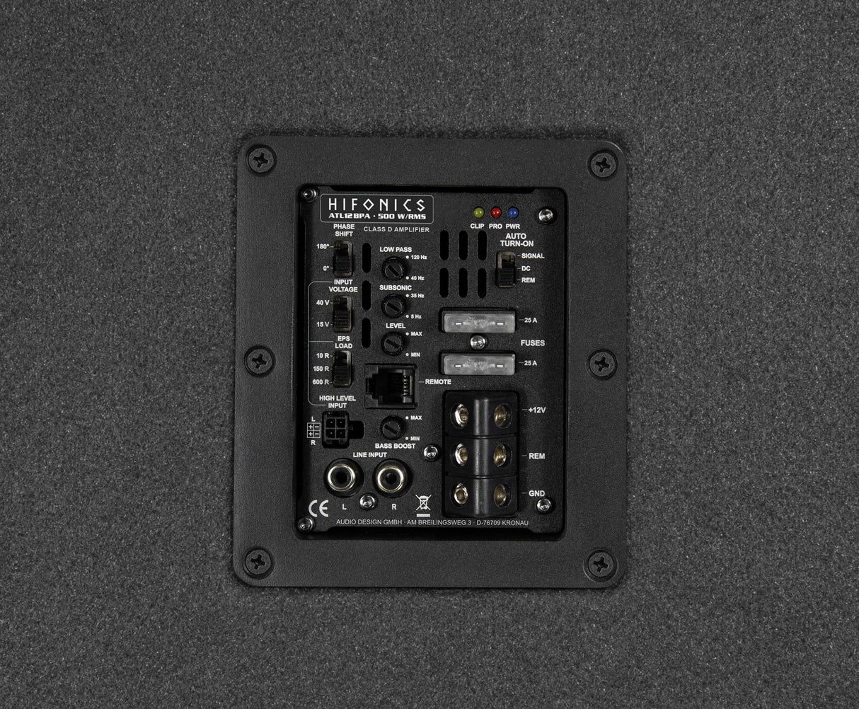 Hifonics ATL-12BPA Subwoofer attivo in cassa Bandpass da 300mm 4 Ohms 1000W