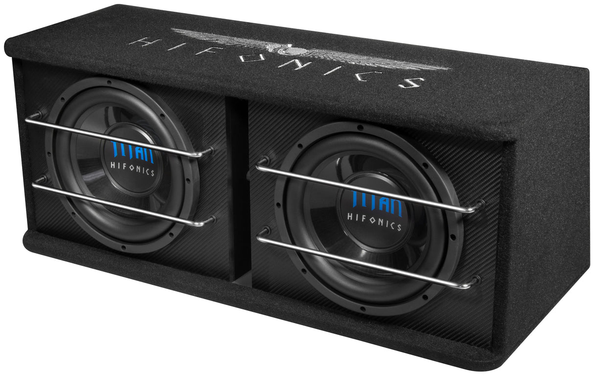 Hifonics TD250R Subwoofer in cassa Bass Reflex doppia da 2 x 250mm 4+4 Ohm 1200W