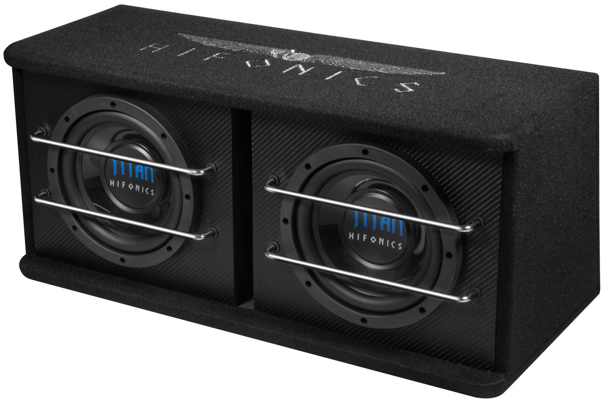 Hifonics TDA-200R Subwoofer in cassa Bass Reflex doppia attiva da 2 x 200mm 600W