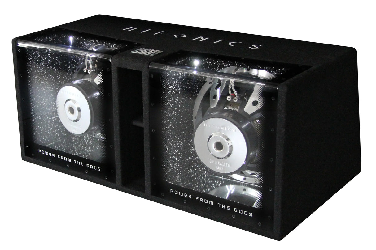 Hifonics ZRX12DUAL Subwoofer in cassa bandpass doppio da 2 x 300mm 4+4 Ohms 2000W