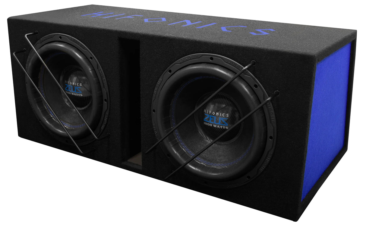 Hifonics ZSPL12DUAL Subwoofer in cassa Bassreflex doppio da 2 x 300mm 4+4 Ohm 3600W