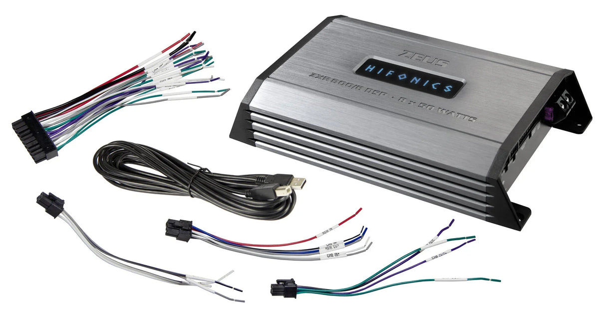 Hifonics ZXR800/8DSP Processore DSP 10 Canali con Amplificatore 8 Canali