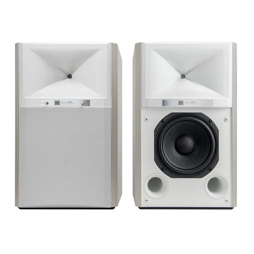 JBL 4329P Diffusori amplificati da stand a 2 vie in bass reflex 600W, Woofer da 20cm