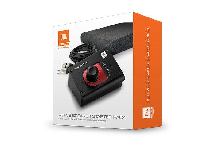 JBL ACTIVE SPEAKER STARTER PACK NAN PACH + CAVI + PAD ISOLANTI - TechSoundSystem.com