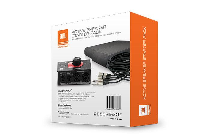 JBL ACTIVE SPEAKER STARTER PACK NAN PACH + CAVI + PAD ISOLANTI - TechSoundSystem.com