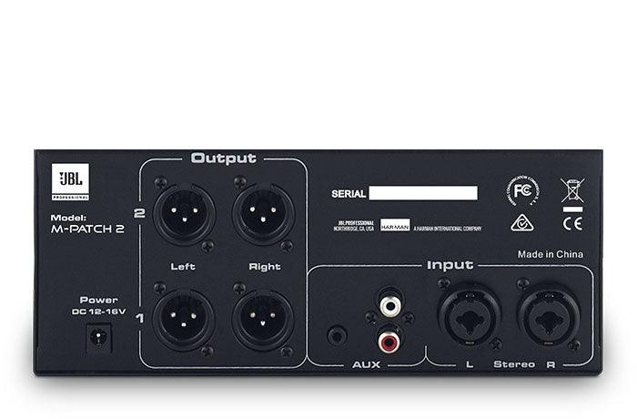 JBL M-PATCH 2 CONTROLLO VOLUME PASSIVO E SWITCH BOX MONITOR - TechSoundSystem.com