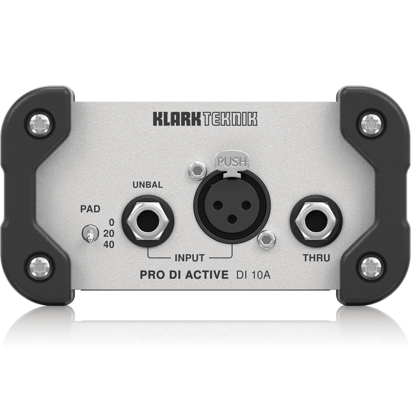 KLARK TEKNIK DI 10A DI BOX ATTIVA CON TRASFORMATORI MIDAS ALIMENTAZIONE PHANTOM / BATTERIA 9V - TechSoundSystem.com