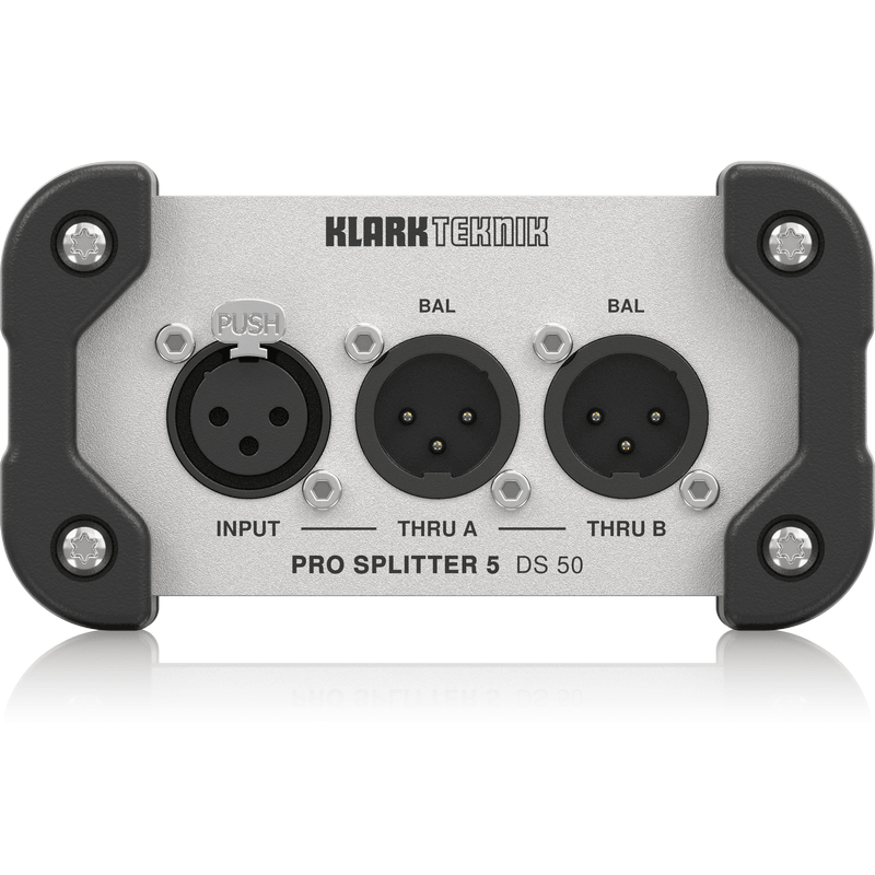 KLARK TEKNIK DS50 SPLITTER PASSIVO 1 IN 5 OUT CON TRASFORMATORE MIDAS E GAMMA DINAMICA ESTESA - TechSoundSystem.com
