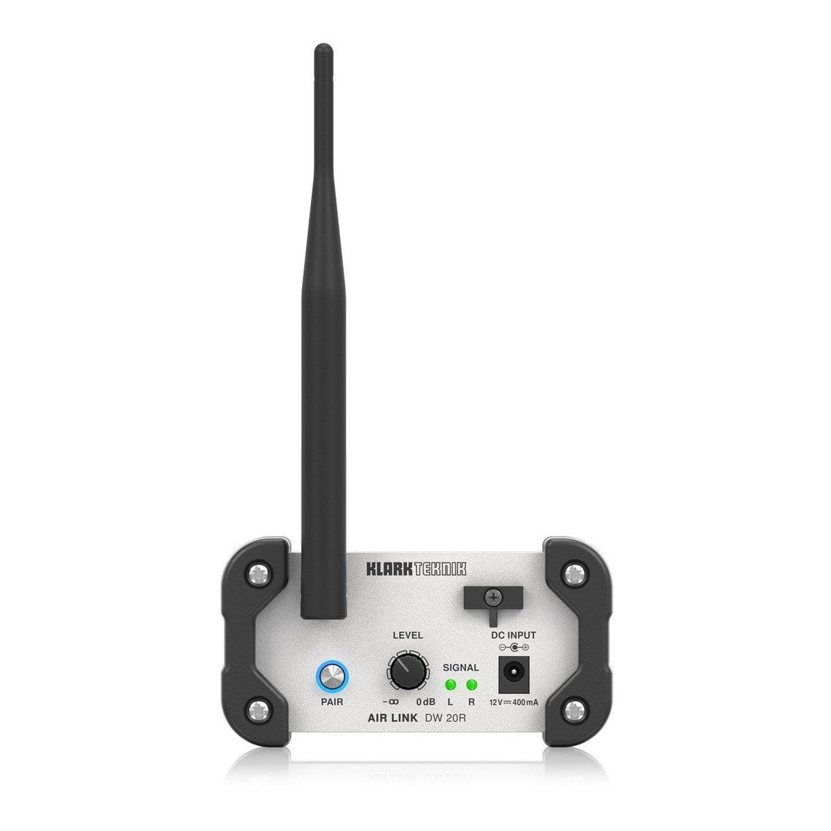 KLARK TEKNIK DW20R AIR LINK RICEVITORE AUDIO STEREO WIRELESS 2,4 GHz - TechSoundSystem.com