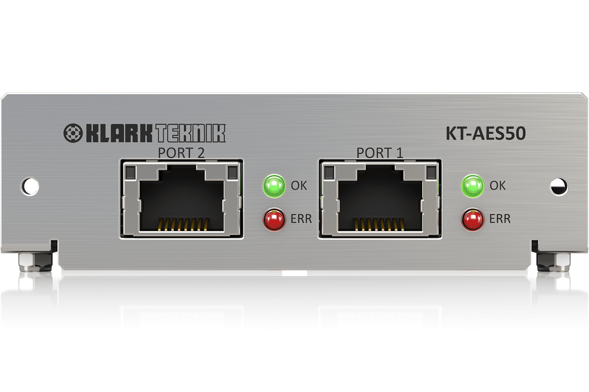 KLARK TEKNIK KT-AES50 SCHEDA DI RETE 48 CANALI BIDIREZIONALI 96 KHZ - TechSoundSystem.com
