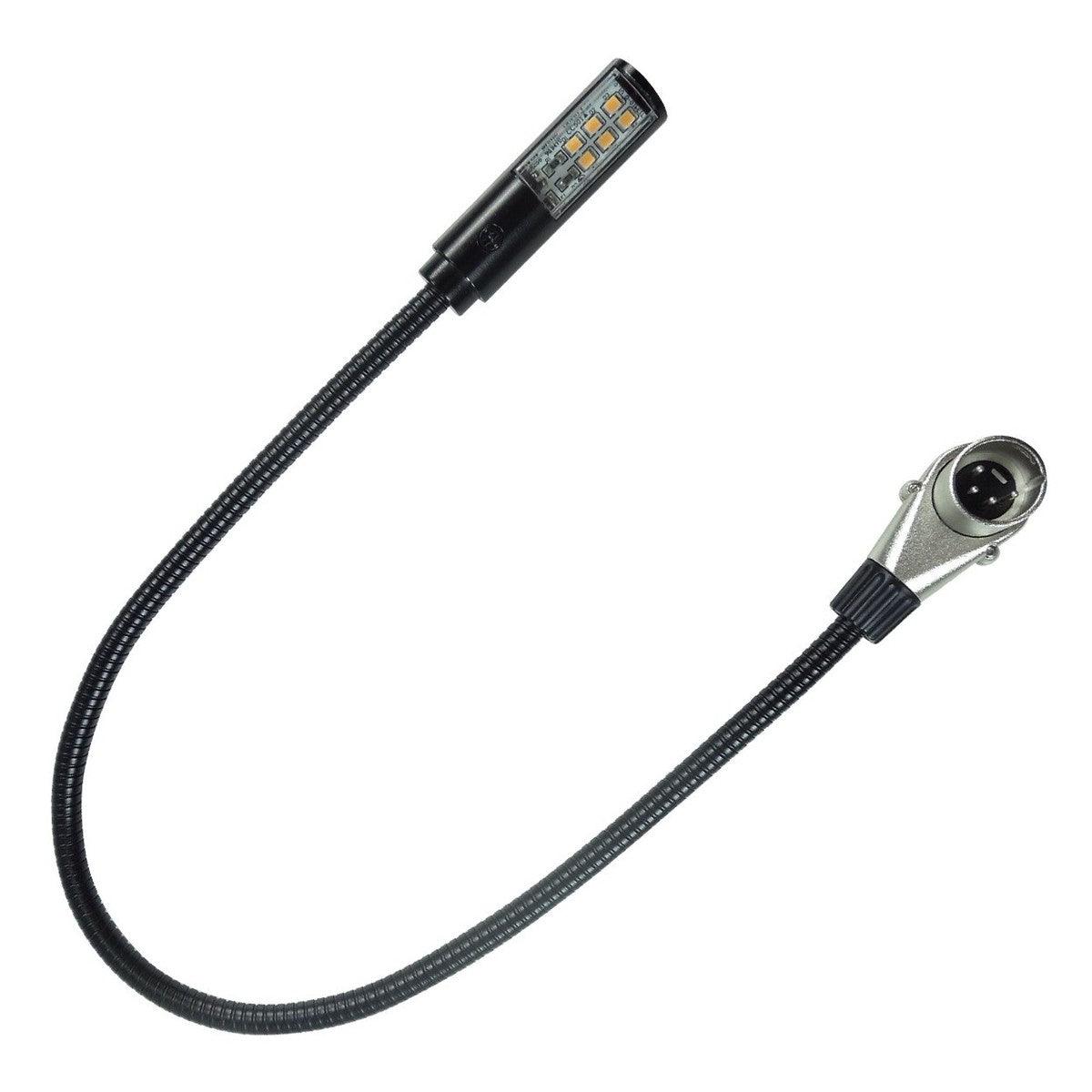 KLARK TEKNIK LED LAMP 18 RA LAMPADA FLESSIBILE LED A COLLO D'OCA CON CONNETTORE XLR 4 POLI CURVO - TechSoundSystem.com