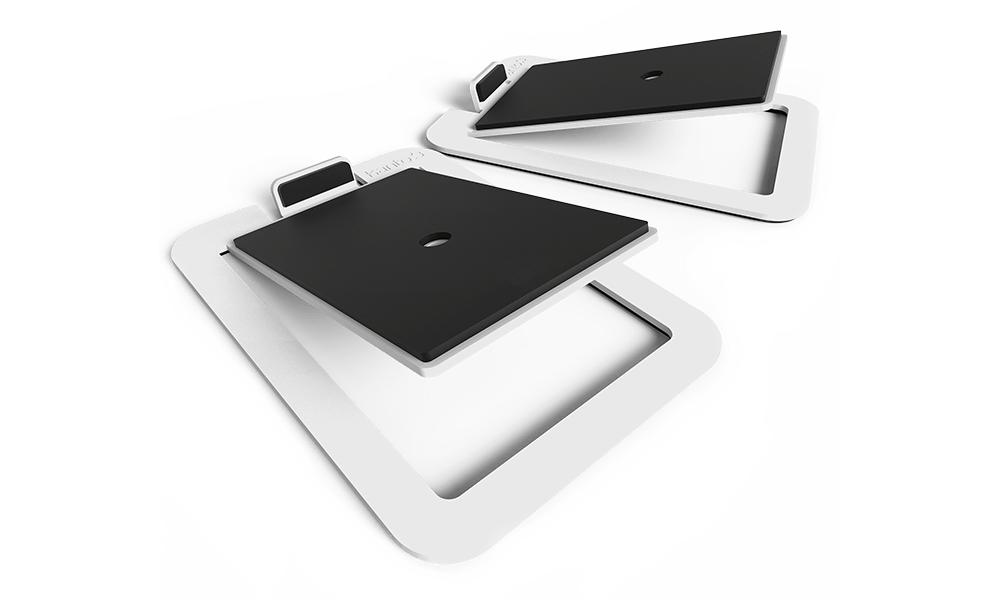 Kanto S4 coppia di supporti da scrivania per diffusori YU4