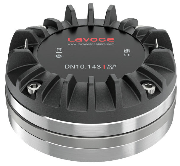 Lavoce DN10.143 driver a compressione anulare da 1” 8 Ohm 70W