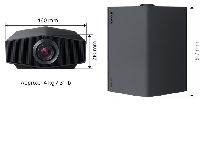 Sony VPL-XW6100ES Proiettore Laser Home Cinema SXRD, 3840x2160, HDR, 2700lm