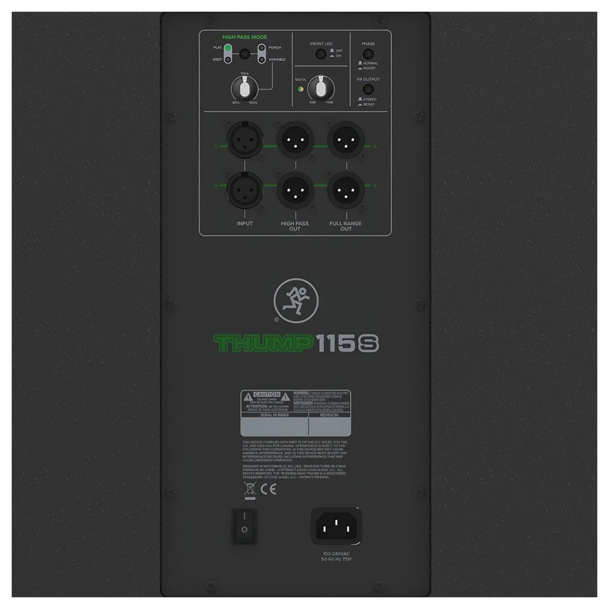 MACKIE THUMP 115S SUBWOOFER ATTIVO 15" 1400 WATT