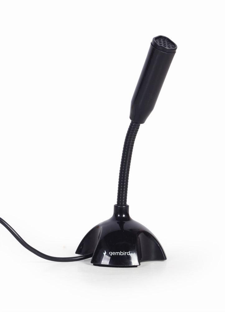 GEMBIRD DESKTOP MICROPHONE, BLACK - TechSoundSystem.com