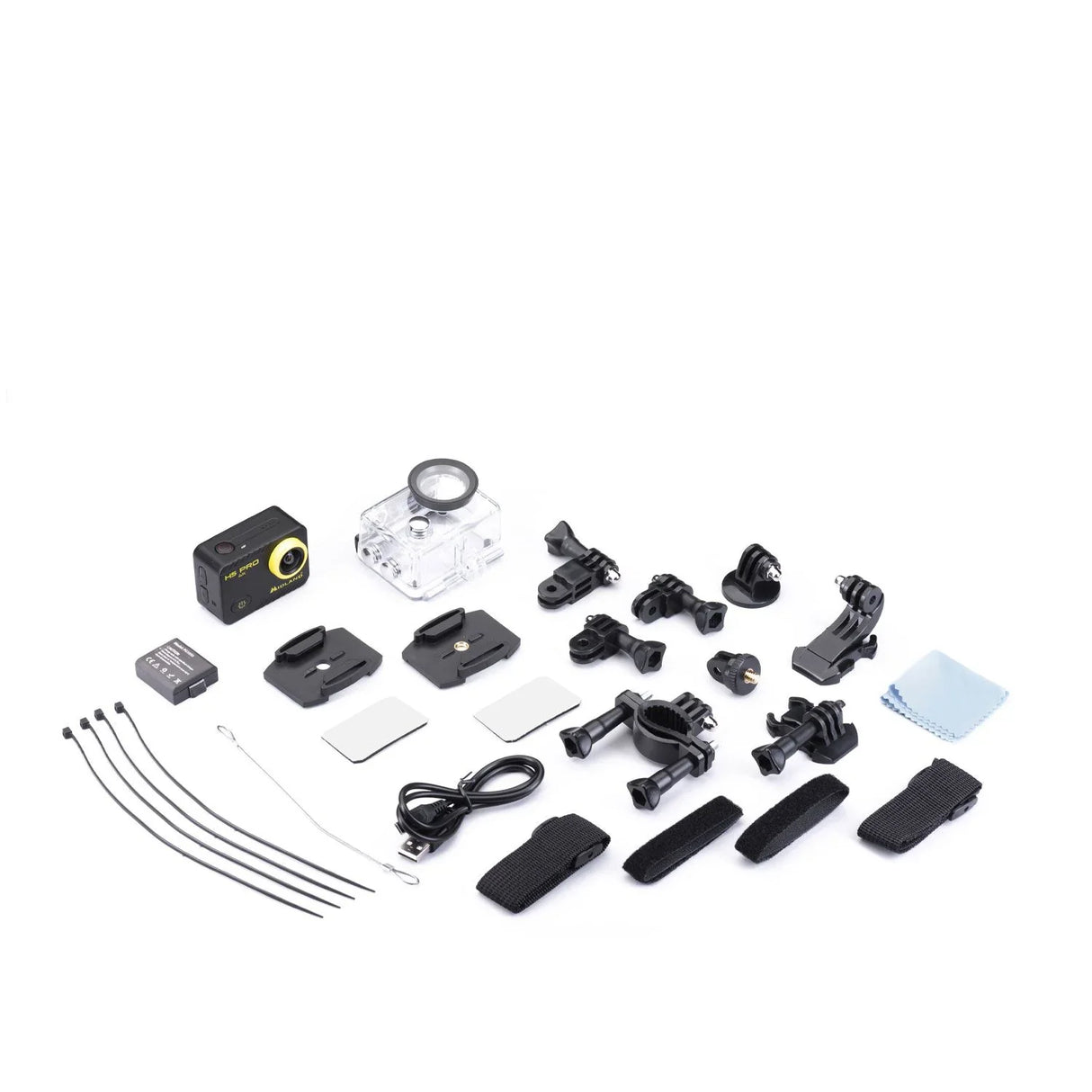 MIDLAND H5 PRO ACTION CAMERA 4K WATERPROOF 30MT BATTERIA LI-ION 1050MAH ACCESSORI