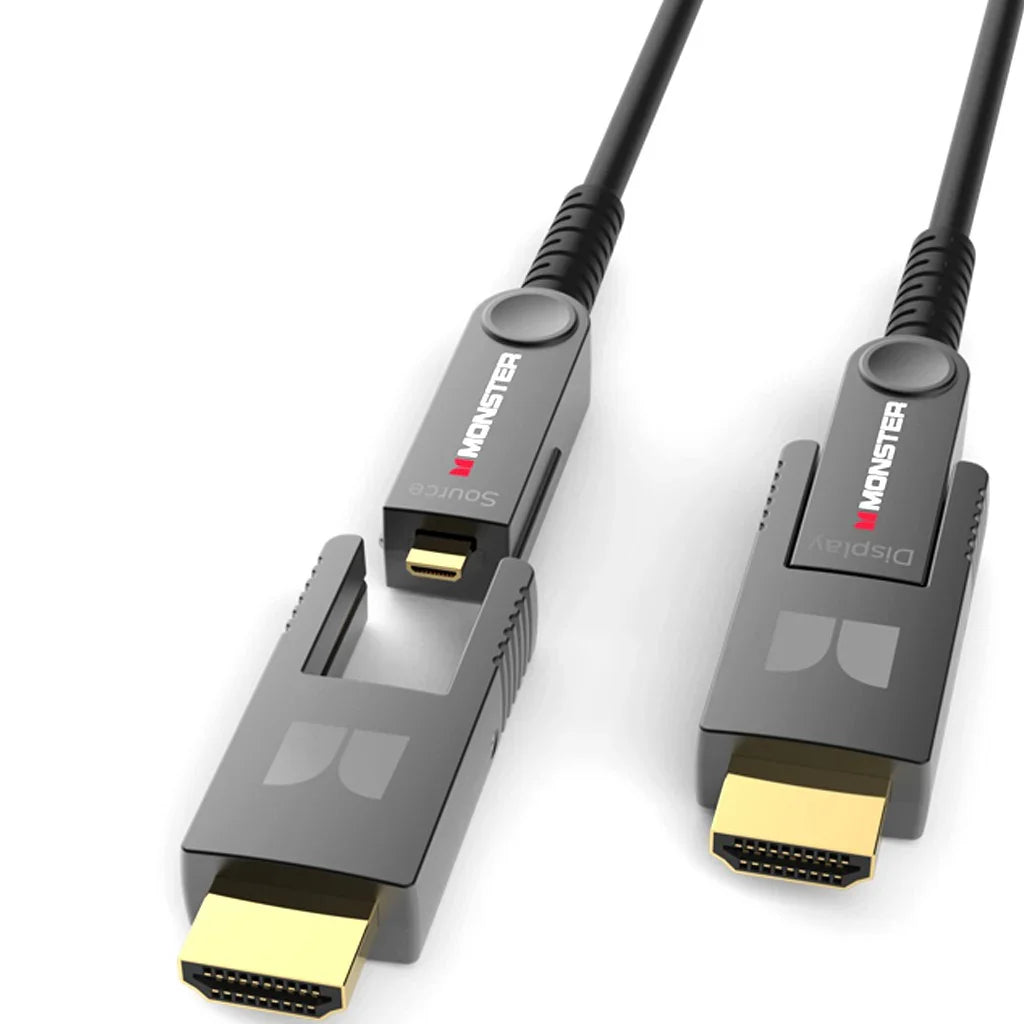 MONSTER MMS-HDMI4K-15MT-2SIDE Cavo HDMI 2.0 da 15MT UHD 4K/60 Hz tecnologia ibrida fibra ottica