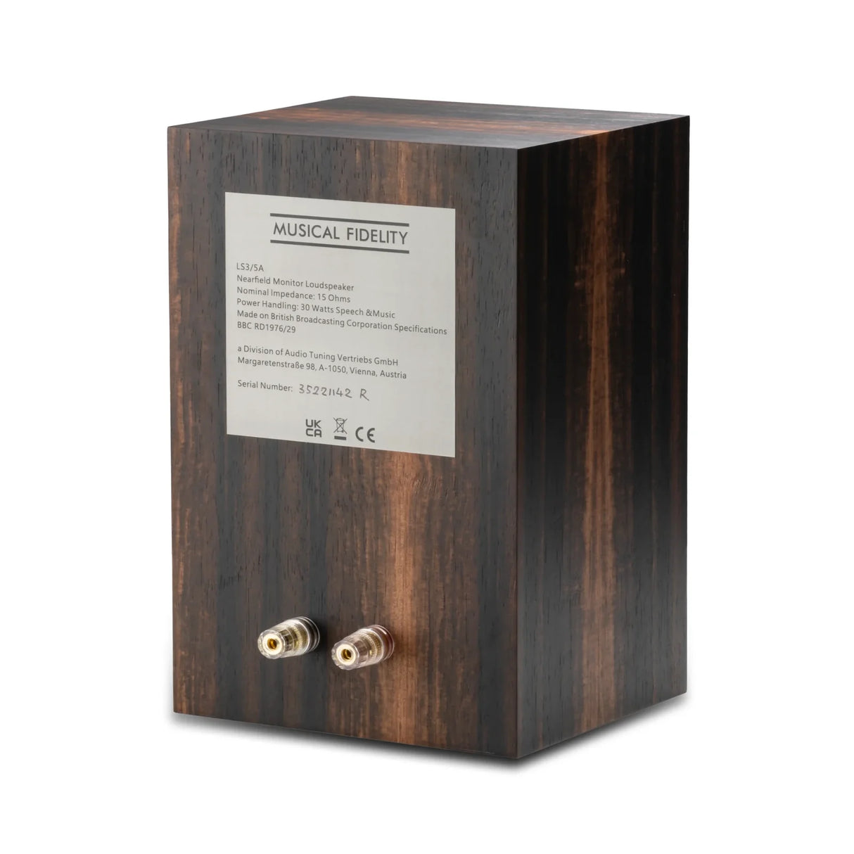 Musical Fidelity LS3/5A Diffusori da scaffale a 2 vie, ispirato al famoso monitor BBC, 20-150W