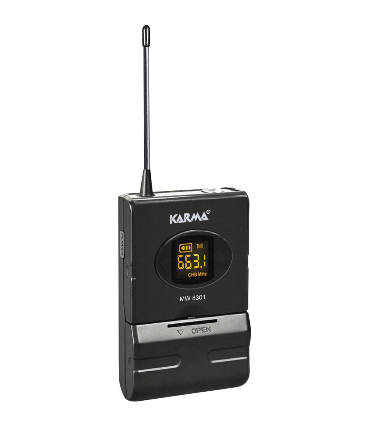 KARMA MW 8301B Trasmettitore bodypack per serie SET 8300 - TechSoundSystem.com