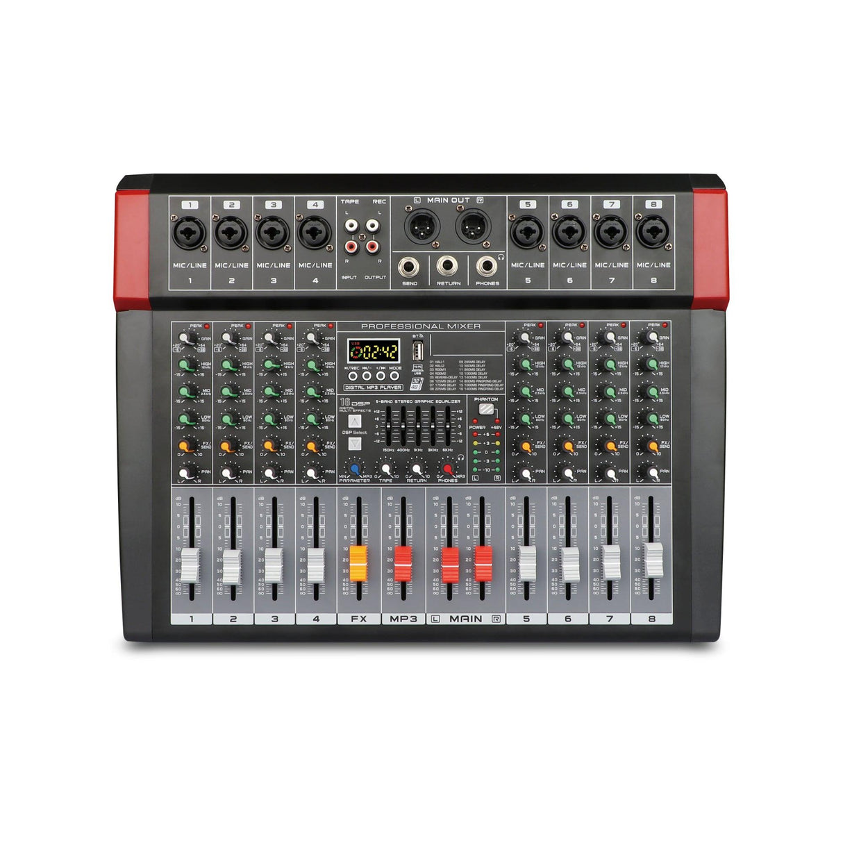 GLEMM MXP 10C Mixer microfonico 10 canali - TechSoundSystem.com
