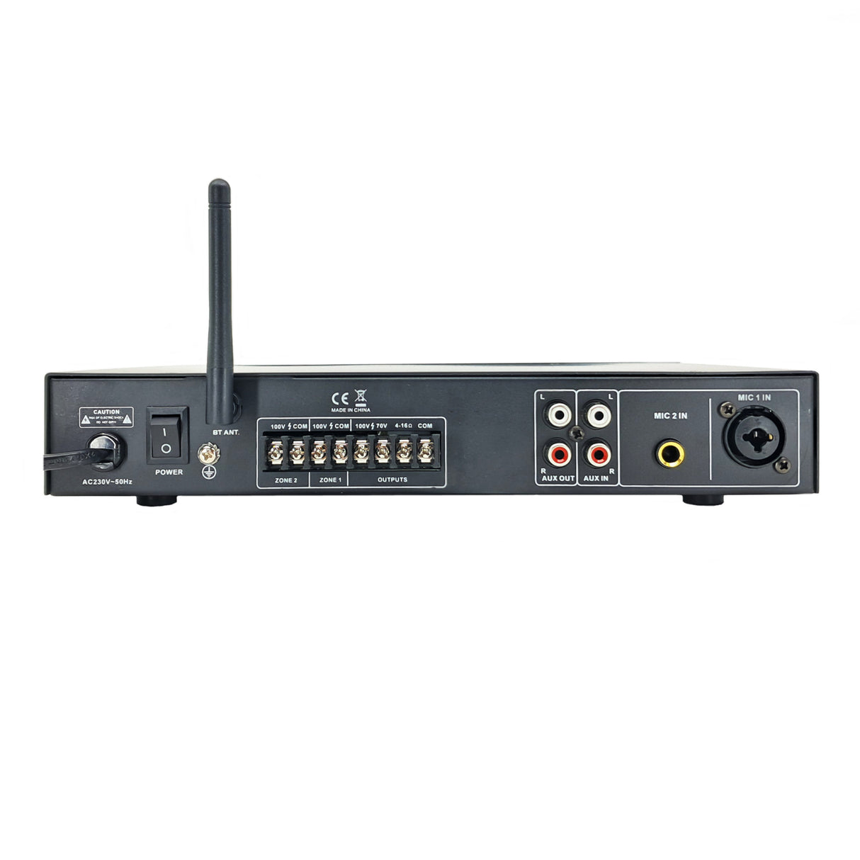 Master Audio MY2120 Amplificatore PA 2 zone compatto 120W con lettore MP3 e BLUETOOTH