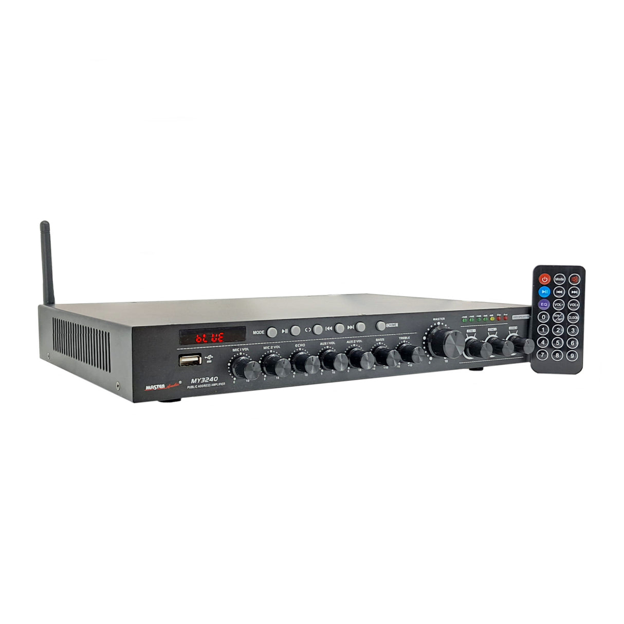 Master Audio MY3240 Amplificatore PA 3 zone compatto 240W con lettore MP3 e BLUETOOTH
