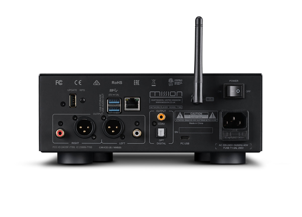 Mission 778S streamer di rete con DAC integrato